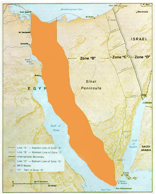 Map of Zone A.