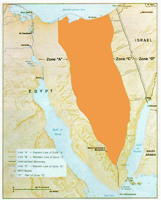 Map of Zone B.